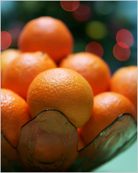 Anul Nou - o vacanță de mandarine