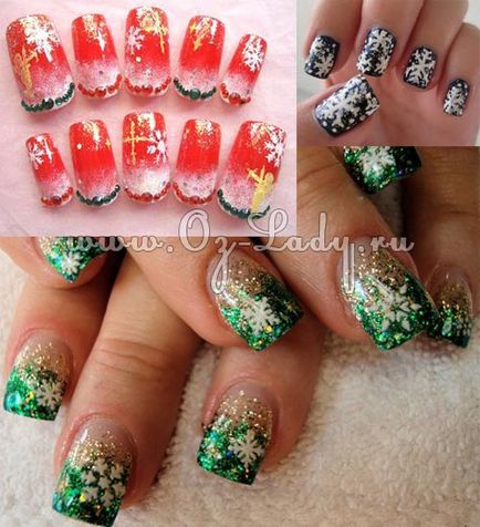 Szilveszter manikűr 2012 - Nail design az év a sárkány