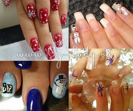 Szilveszter manikűr 2012 - Nail design az év a sárkány