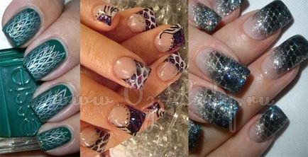 Szilveszter manikűr 2012 - Nail design az év a sárkány