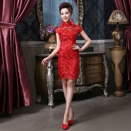 Îmbrăcăminte stil oriental - zipao, chonsam sau rochie tradițională chineză