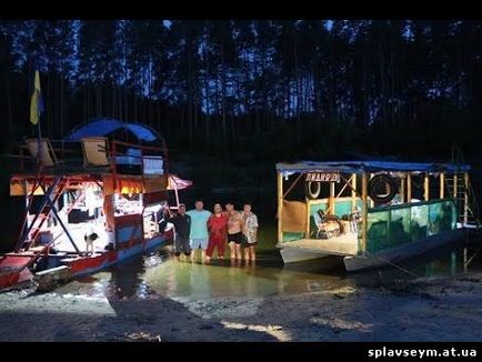 Organizarea de rafting pe plute și neon pe râul Seim - articolele mele - veți fi interesați de acest lucru - cn -