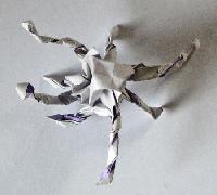 Орігамі «кальмар» - складання фігурок технікою модульне орігамі з покроковими фотографіями