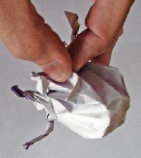 Origami „tintahal” - összecsukható technika számok Moduláris origami lépésről lépésre fotók