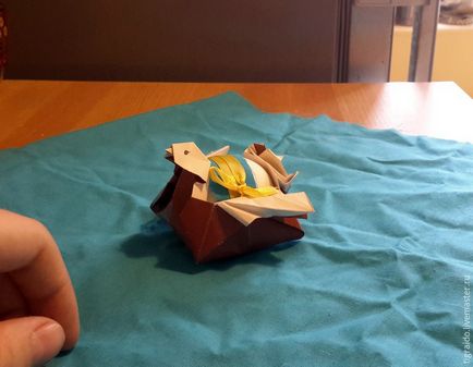 Орігамі великодня курочка - ярмарок майстрів - ручна робота, handmade
