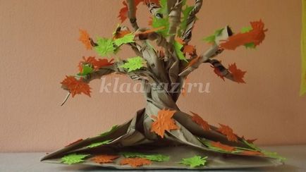 Осіннє дерево з паперу своїми руками