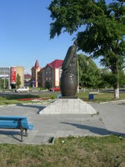 Monumentul de susținător de castraveți - Lukhovitsy, regiunea Moscova - pe hartă