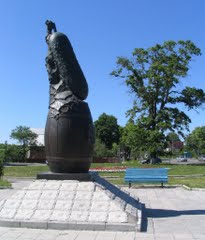 Monumentul de susținător de castraveți - Lukhovitsy, regiunea Moscova - pe hartă