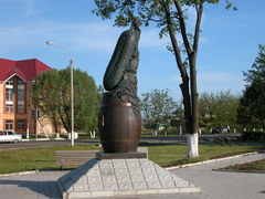 Monumentul de susținător de castraveți - Lukhovitsy, regiunea Moscova - pe hartă