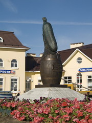 Monumentul de susținător de castraveți - Lukhovitsy, regiunea Moscova - pe hartă