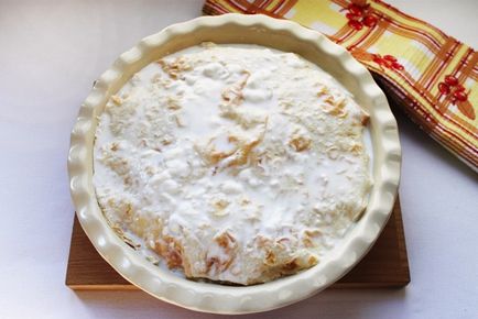 Пиріг з лаваша з сиром покроковий фото рецепт