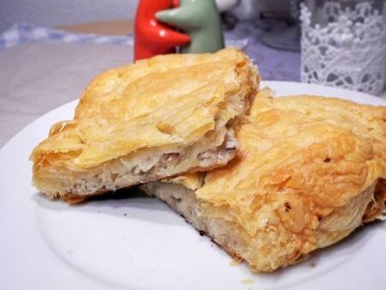 Pie konzerv halat - recept fotókkal