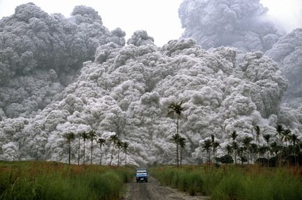 Pyroclastic forgalom, vulkanikus