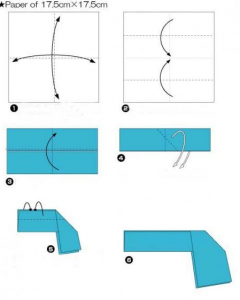 Gun origami fotó és videó tanulságok