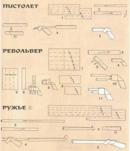 Gun origami fotó és videó tanulságok