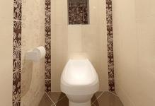 Плитка в туалеті дизайн фото ремонт і кахельна обробка, керамічні каталоги, мозаїка для ванної
