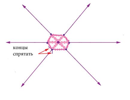 Падалка на Хеллоуїн павучки з бісеру, опис роботи і схеми плетіння