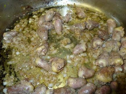 Gravy Chicken szívek fotók és receptek (csirke) Gravy Chicken szívek fotók és receptek