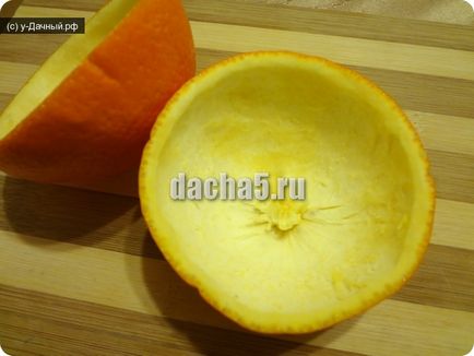 Підсвічник з апельсина - правильна дача