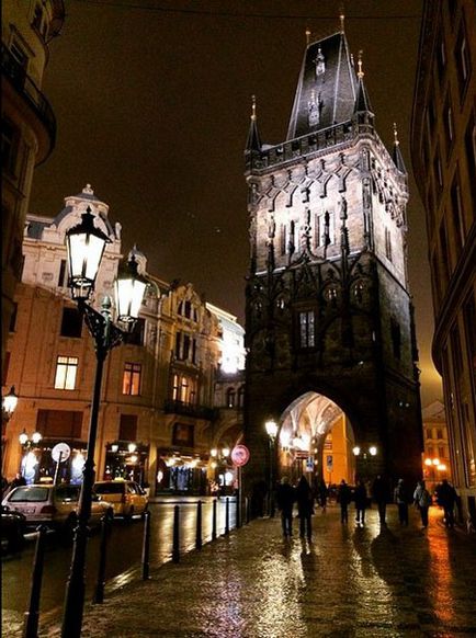 Powder Tower, Praga, Republica Cehă descriere, fotografie, unde este pe hartă, cum se obține