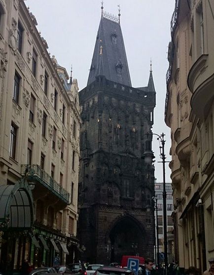 Powder Tower, Praga, Republica Cehă descriere, fotografie, unde este pe hartă, cum se obține