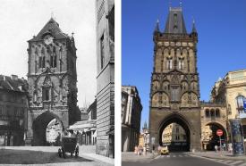 Powder Tower Prágában, történelem, leírások, képek, nyitvatartás, jegyárak