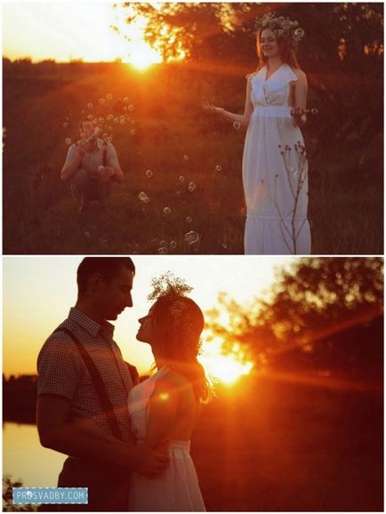 Pre-esküvői fotózásra rusztikus szerelmi történet Eugenia-izyuminka és Alexei