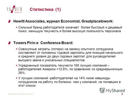 Презентація на тему бренд компанії як роботодавця павел Безручко генеральний директор - Екопси