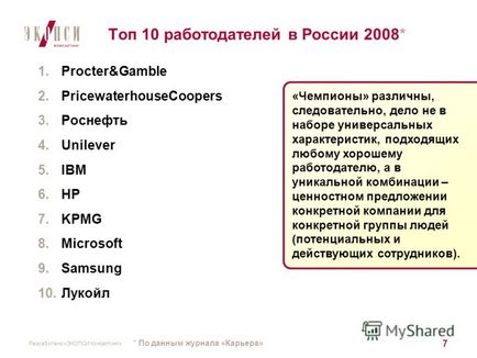 Презентація на тему бренд компанії як роботодавця павел Безручко генеральний директор - Екопси