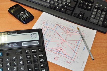 Calculul unui acoperiș unic - calcularea calculatorului online a construcției structurii de fixare (cutii, grinzi,