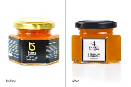 Redesign de ambalare a marmeladă de origine naturală 