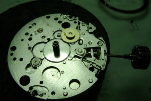 Reparație falsă - etichetă heuer - pe mecanismul chinez 7750, reparați-o - băiat