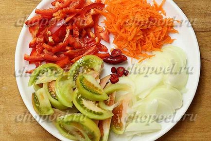 Рецепти за салати от зелени домати за зимата със снимки - Yum