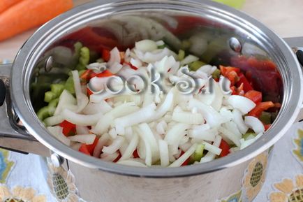 Rețetă de salată din roșii verzi pentru iarnă fără sterilizare cu fotografie