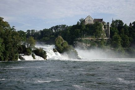 Rin Falls, o fotografie a cascadei din Elveția