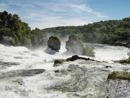 Rhine Falls coordonează și fotografiază, ce să vezi și unde este Rin Falls