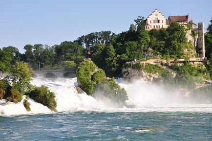 Rhine Falls coordonează și fotografiază, ce să vezi și unde este Rin Falls