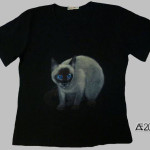 Малюнки з кішками на футболках - футболки від Єгора
