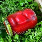 Салат на зиму із зелених помідорів без стерилізації