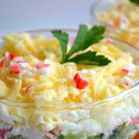 Salată delicată - (peste 39 de rețete) cu o fotografie pe