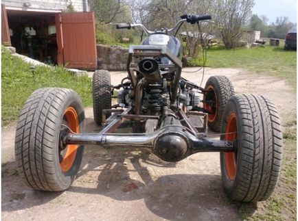 Mașină de casă de la o motocicletă - cum să faceți un ATV cu propriile mâini de la o motocicletă Ural