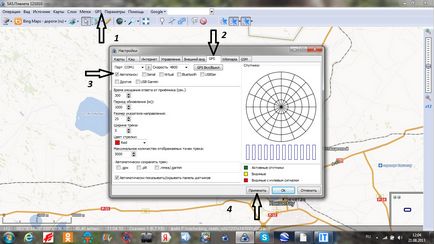 Sasplanet cu receptor GPS (antrenament)