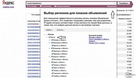 Семантичне ядро ​​для регіональних сайтів - покрокове керівництво