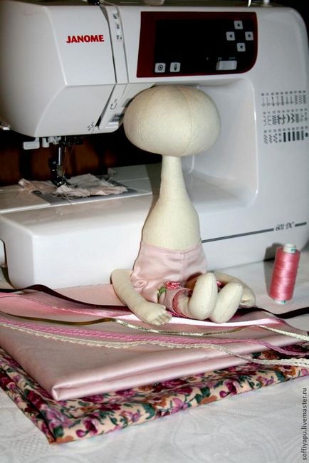 Шиємо плаття для ляльки-тиквоголовкі - ярмарок майстрів - ручна робота, handmade