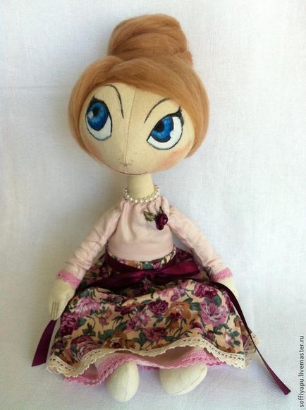 Шиємо плаття для ляльки-тиквоголовкі - ярмарок майстрів - ручна робота, handmade