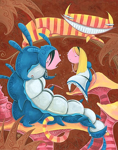 Kék gusennitsa Alice Csodaországban, Alice Csodaországban (karakter) Kék gusennitsa Alice Csodaországban, Alice Csodaországban