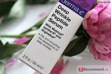 Сироватка для обличчя derma e deep wrinkle peptide serum - «сироватка проти глибоких зморшок з