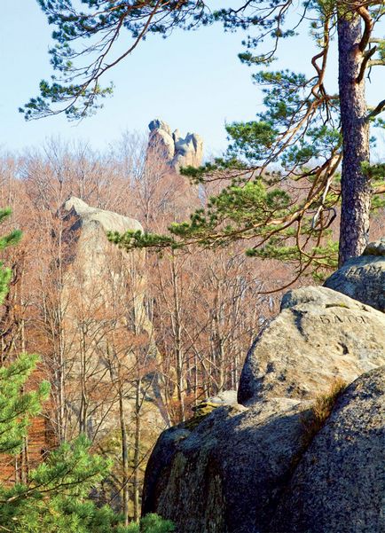 Rocks dovbusha în bambnishte, Ucraina, cum să ajungi acolo, parcuri ale lumii, peisaj, asambud
