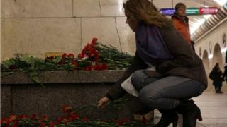 Ambele bombe din metroul din Petersburg au adus pretinsa sinucidere a serviciului rusesc BBC