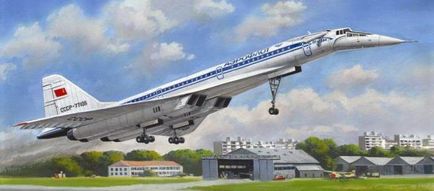 Avionul supersonic de pasageri sovietic Tu-144